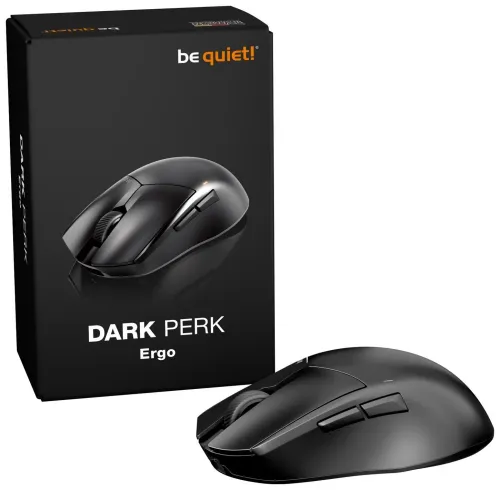 Myszka gamingowa be quiet! DARK PERK ERGO bezprzewodowa 32000 dpi optyczna czarna