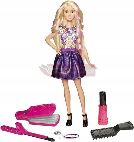 Lalka Barbie Mattel Barbie Zrób to sama: Fale i loki (DWK49)