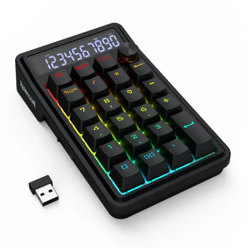 Klawiatura mechaniczna Redragon K733-RGB-WL Cove RPC Czarny