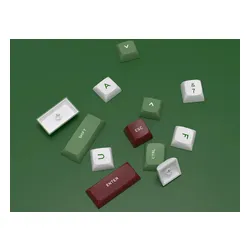 Klawiatura ROYAL KLUDGE R65 RGB Chartreuse Switch Zielono-biało-czerwony