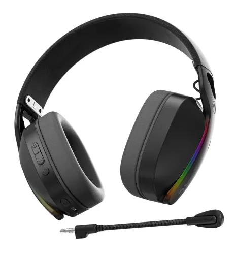 Słuchawki bezprzewodowe z mikrofonem Marvo Pulz 70W Nauszne Czarny