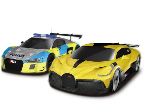 Tor wyścigowy samochodowy COIL zestaw mega tory autek wyścigowe pętla licencja AUDI Bugatti 6m skala 1:43