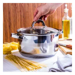 Garnek ze stali nierdzewnej z pokrywką TADAR ROGER 4 l