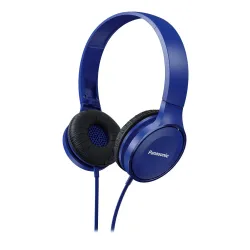 Słuchawki przewodowe Panasonic RP-HF100ME-A Nauszne Mikrofon Niebieski