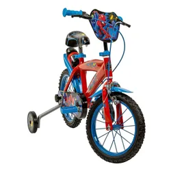 Rower dziecięcy HUFFY Spider-Man 14 cali dla chłopca Czerwony