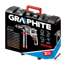 Graphite darbeli matkap 58G735 550W