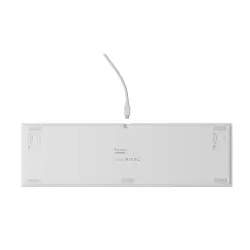 Klawiatura mechaniczna Genesis Thor 404 US RGB Outemu Peach Silent Biały