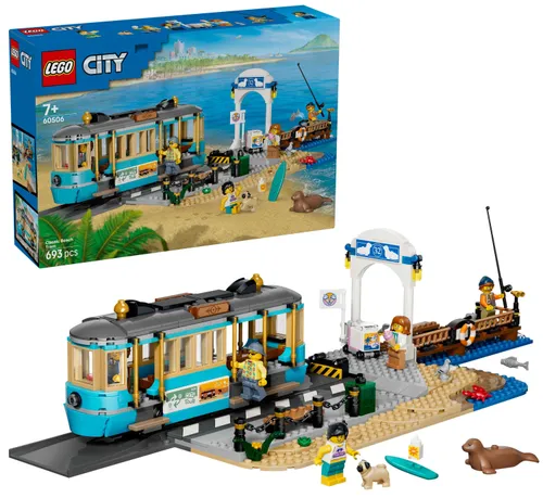 LEGO City 60506 Tramwaj przy plaży, zestaw klocków 7+
