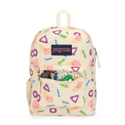 JanSport Cross Town Kız Sırt Çantası-Memphis neon