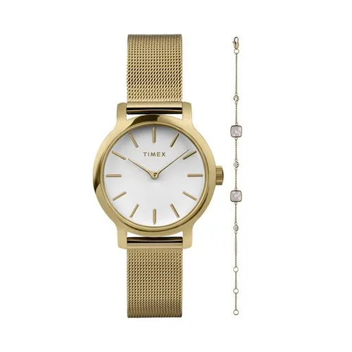 Набор из часов и браслета Timex Transcend TWG063900 Gold