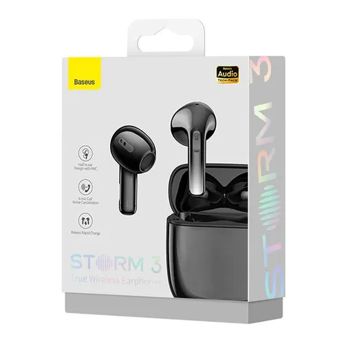 Беспроводные наушники Baseus Storm 3 In-Ear Bluetooth 5.2 Black