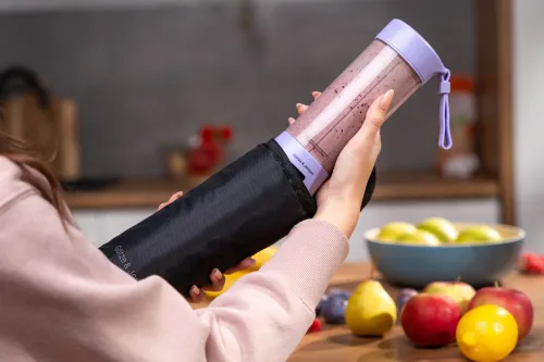 Blender personalny GÖTZE & JENSEN PB940L Lawendowy Bezprzewodowy + pokrowiec