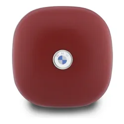 Słuchawki dokanałowe BMW Leather Metal Logo ANC Czerwony