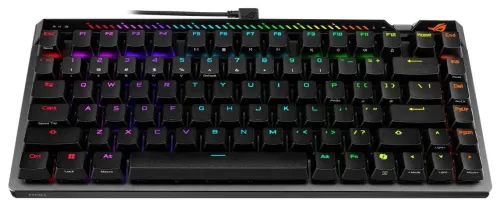 Klawiatura gamingowa ASUS ROG FALCHION ACE 75HE przewodowa magnetyczna podświetlana czarna