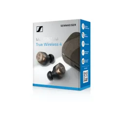 Słuchawki bezprzewodowe Sennheiser MOMENTUM True Wireless 4 Dokanałowe Bluetooth 5.4 Czarno-złoty