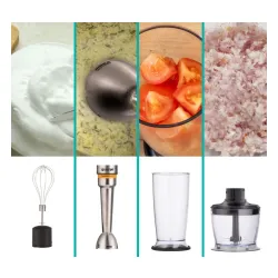 Blender Gorenje HBX1200EB 1200W Rozdrabniacz Końcówka do ubijania