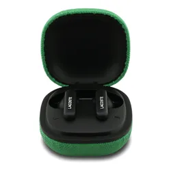 Słuchawki dokanałowe LACOSTE Iconic Petit Pique Zielony