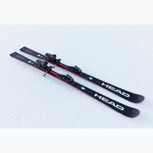 Narty zjazdowe HEAD Supershape e-Rally SW BB-PR + PRD 12 GW black/red
