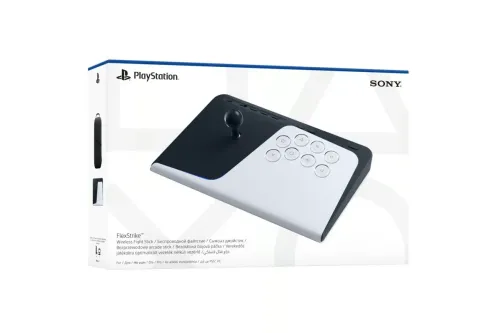 Kontroler Sony Arcade Stick FlexStrike do PS5 Bezprzewodowy Czarno-biały