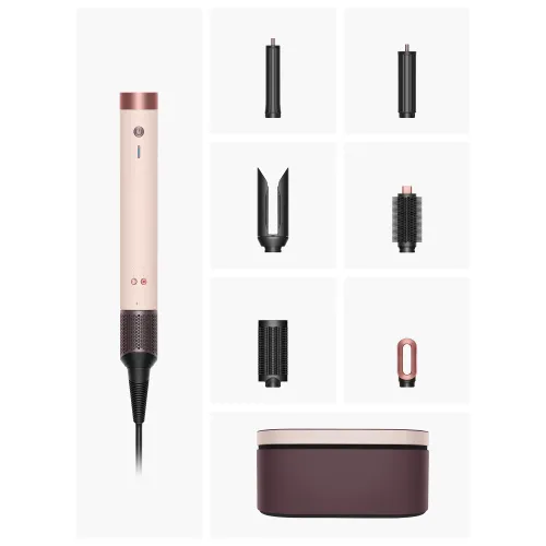 Suszarko-lokówka Dyson Airwrap Co‑anda2x Straight+Wavy 598757-01 1700W Jonizacja Zimny nawiew 3 poziomy temperatury