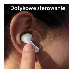 Słuchawki bezprzewodowe USAMS X-DON Dual TWS Dokanałowe Bluetooth 5.3 ENC Biały