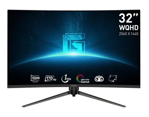 Monitor MSI G32CQ5P 32" 2K VA 170Hz 1ms Zakrzywiony Gamingowy