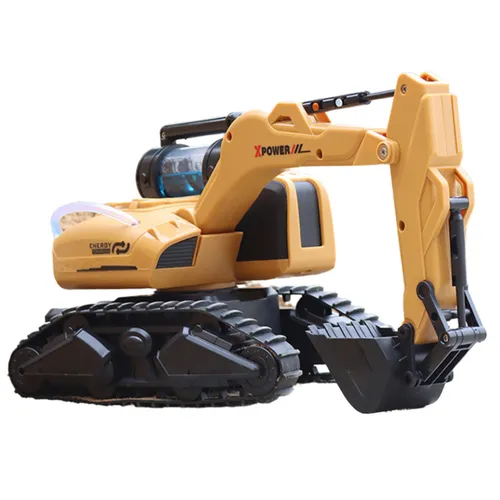 DUŻA HYDRAULICZNA KOPARKA ŁYŻKA ZDALNIE STEROWANA NA PILOT RC ŚWIATŁO LED F2