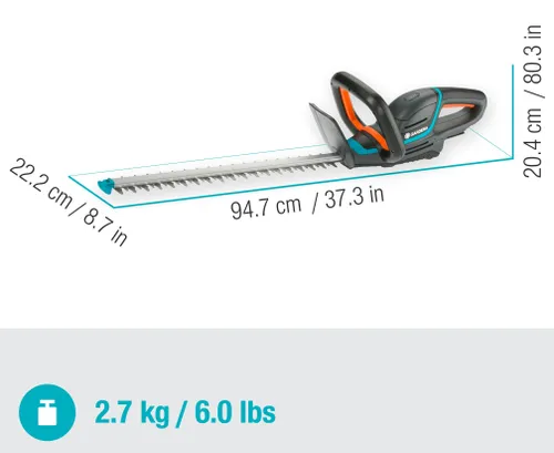 Nożyce akumulatorowe do żywopłotu GARDENA ComfortCut 50/18V P4A (bez akumulatora) 14730-55