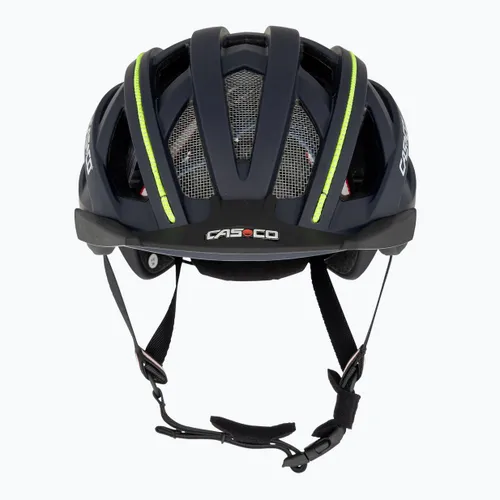 Kask rowerowy CASCO Cuda 2 blue/neon yellow matt