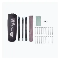 Namiot trekkingowy 3-osobowy Volven Storm green