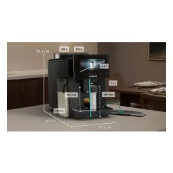 Автоматическая кофемашина Siemens EQ900 iAroma TQ927E05 холодный кофе ширина 31,5см