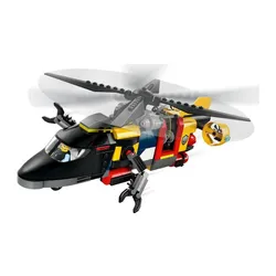 LEGO City 60462 Zestaw z helikopterem, wozem strażackim i łodzią podwodną