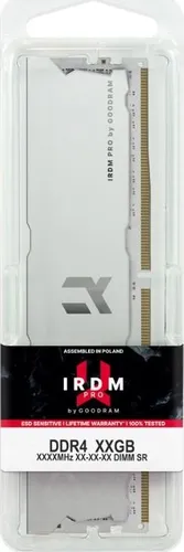 Pamięć GoodRam IRDM PRO Hollow White, DDR4, 8 GB, 3600MHz, CL17 (IRP-W3600D4V64L17S/8G)