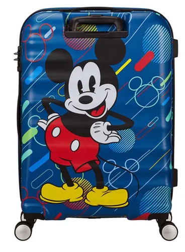 Walizka średnia American Tourister Wavebreaker Disney - Mickey future pop