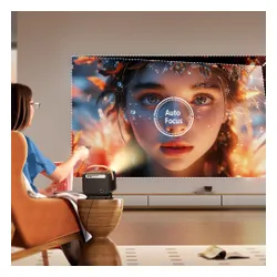 Projektor YABER U12 Full HD (1920 x 1080), 700 ANSI lumen, Wi-Fi, Bluetooth