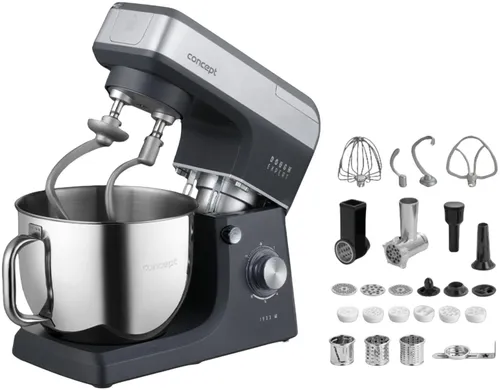 Robot kuchenny planetarny CONCEPT Dough Expert RM6000 1900W z funkcją podgrzewania misy