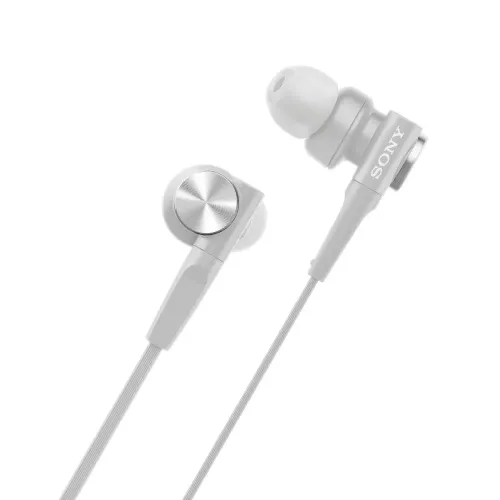 Słuchawki przewodowe Sony MDR-XB55AP Dokanałowe Mikrofon Biały