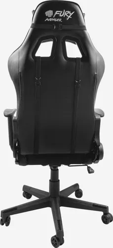 Fotel FURY Avenger XL Czarno-biały