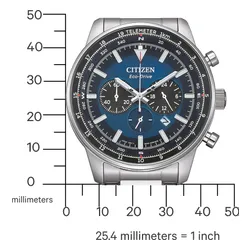 Zegarek CITIZEN Aviation Chronograph CA4500-91L Srebrny