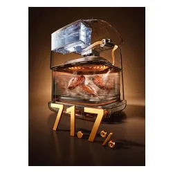 Air Fryer Frytkownica beztłuszczowa DREAME AF30 Czarny 7l z okienkiem do obserwacji postępów gotowania