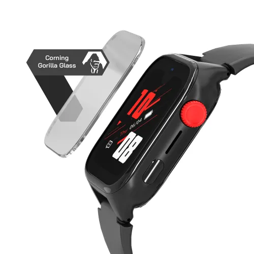 Smartwatch STELIO JuniorPro Funkcje AI 4G Czarny