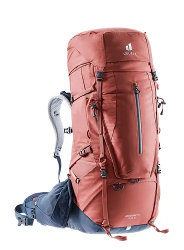 Plecak trekkingowy Deuter Aircontact X 70+15 SL damski - redwood/ink
