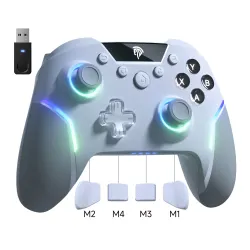 Pad EasySMX X20 do Nintendo Switch, PC Bezprzewodowy Biały