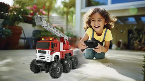 Samochód zdalnie sterowany LEXIBOOK Wóz strażacki Crosslander Pro RCP20