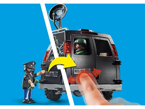 PLAYMOBIL 70575 Polis helikopteri: Kaçan arabayı kovalamak