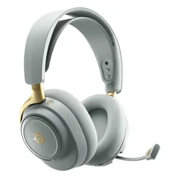 Słuchawki STEELSERIES Arctis Nova Elite Bezprzewodowe, Nauszne, ANC, Dźwięk przestrzenny Szaro-złoty