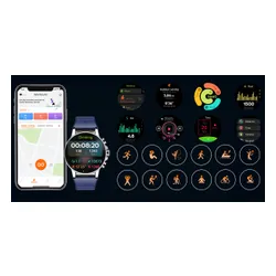 Smartwatch IMIKI Holo Ultra Srebrny