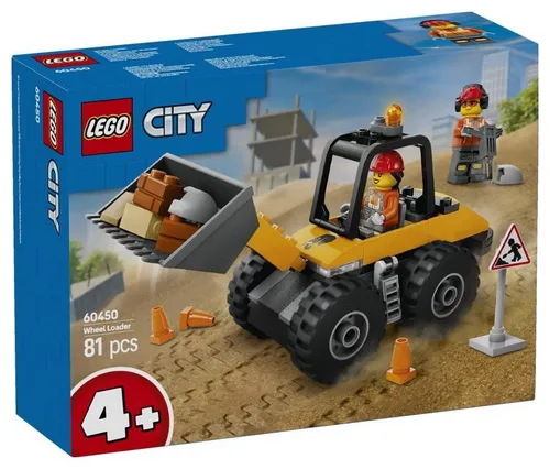 LEGO City Great Vehicles 60450 Желтый колесный погрузчик