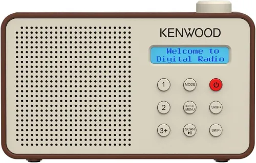 Radioodbiornik Kenwood CR-M25DAB-T Radio FM, DAB+ Bluetooth Brązowy