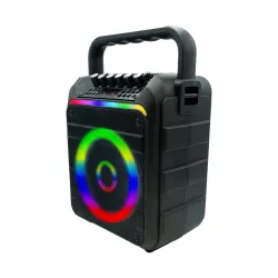 Zestaw karaoke Musicmate MM-SC300 SoundRider 18W Bluetooth Mikrofon Karaoke Czarny